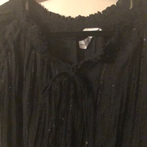 Harvé benard Black Peasants Blouse